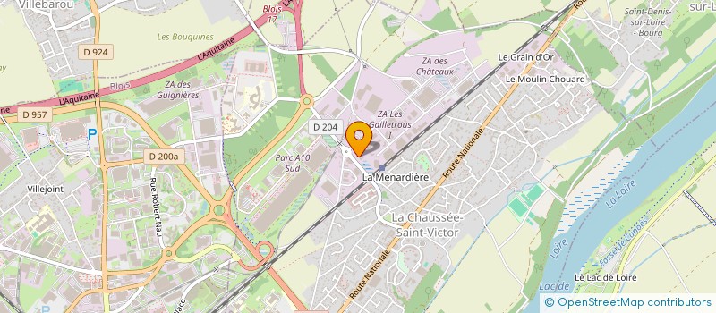 localisation de l'entreprise LENALISE  LA CHAUSSEE-SAINT-VICTOR