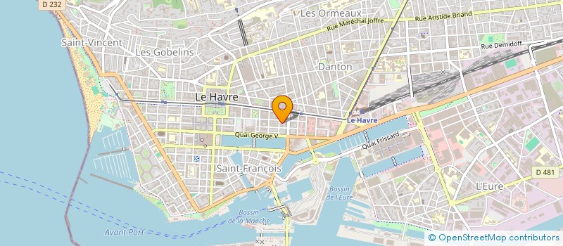 localisation de l'entreprise LENAN DELPIERRE CONSEIL à LE HAVRE