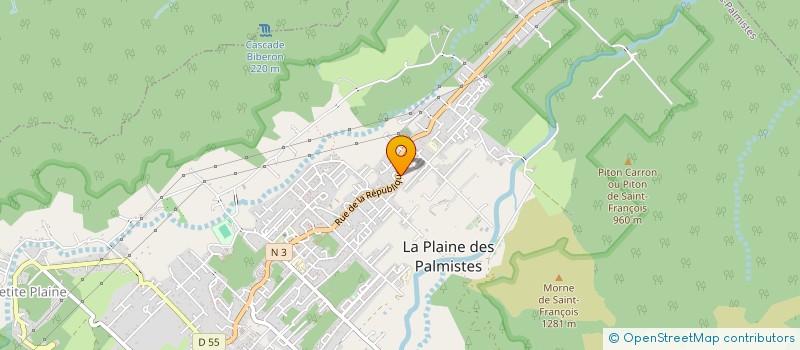 localisation de l'entreprise LENAREMA à LA PLAINE-DES-PALMISTES