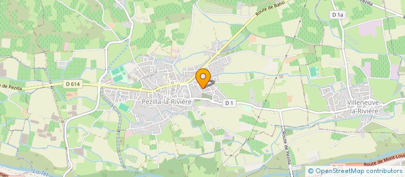 localisation de l'entreprise LENAS GROUPE  PEZILLA-LA-RIVIERE