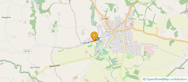 localisation de l'entreprise LENAVI  MATIGNON