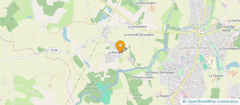 localisation de l'entreprise LENAX à SAINT-JULIEN-DES-LANDES
