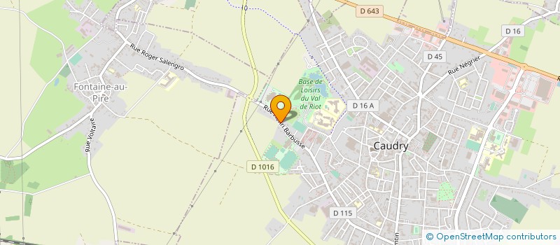 localisation de l'entreprise LENBART à CAUDRY