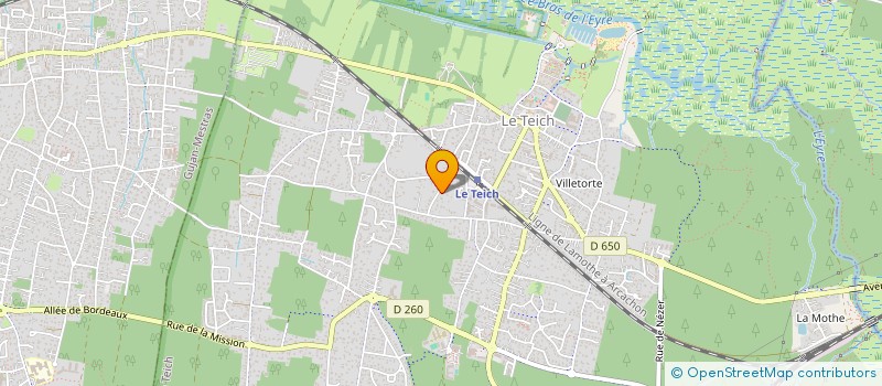 localisation de l'entreprise LENC IMMOBILIER  LE TEICH