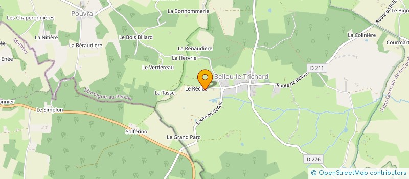 localisation de l'entreprise LENC TJ à BELLOU-LE-TRICHARD