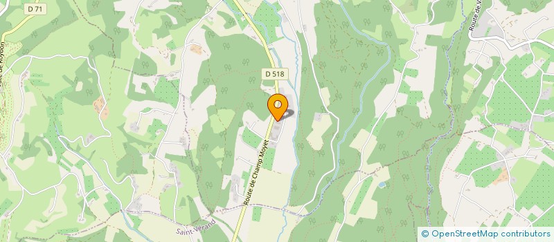 localisation de l'entreprise LENCE  VARACIEUX