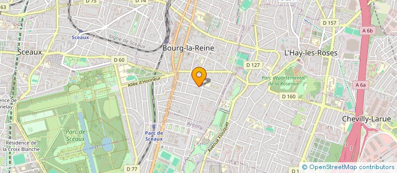 localisation de l'entreprise LENCLAMELS à BOURG-LA-REINE
