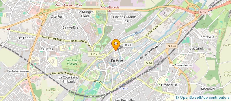 localisation de l'entreprise LENCLOS & CIE à DREUX