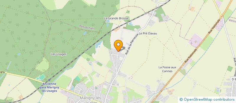 localisation de l'entreprise LEND'AREL à MARIGNY-LES-USAGES