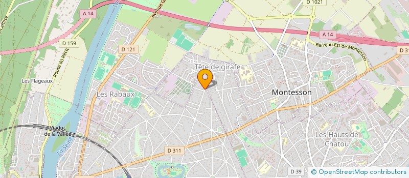 localisation de l'entreprise LEND IMMO  LE VESINET