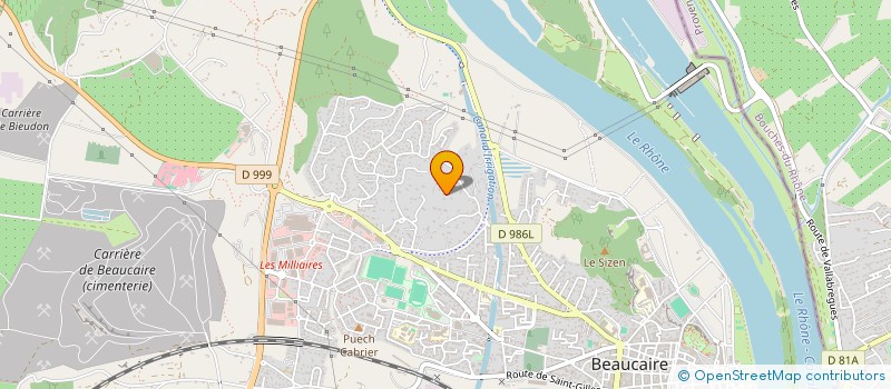 localisation de l'entreprise LENDOME INVEST  BEAUCAIRE