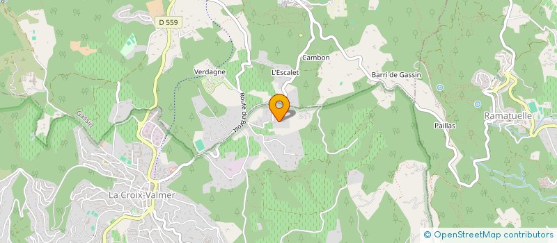 localisation de l'entreprise LENDRIN  LA CROIX-VALMER