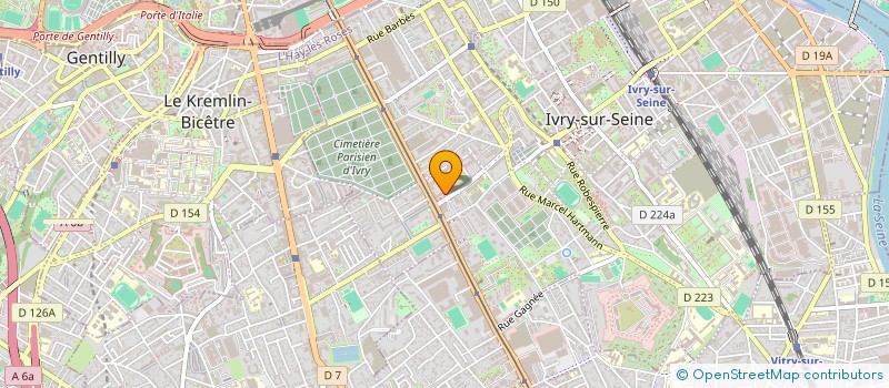 localisation de l'entreprise LENE EXCELLENCE  IVRY-SUR-SEINE