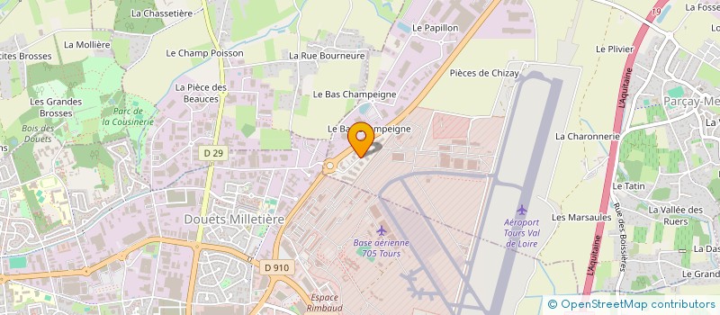 localisation de l'entreprise LENEEZ-MOTOCULTURE à PARCAY-MESLAY