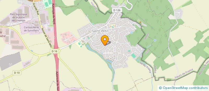 localisation de l'entreprise LENELIA CONSULTING  SAINT-WITZ