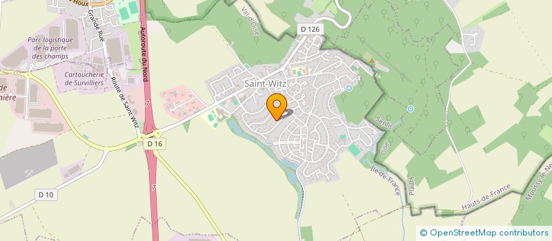 localisation de l'entreprise LENELIA EXPERT  SAINT-WITZ