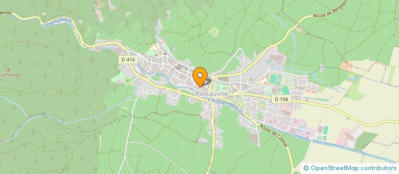 localisation de l'entreprise LENEREJE  RIBEAUVILLE