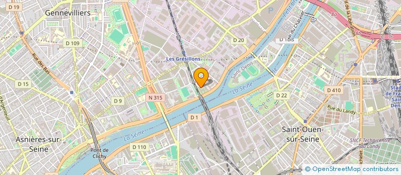 localisation de l'entreprise LENERGY à ASNIERES-SUR-SEINE