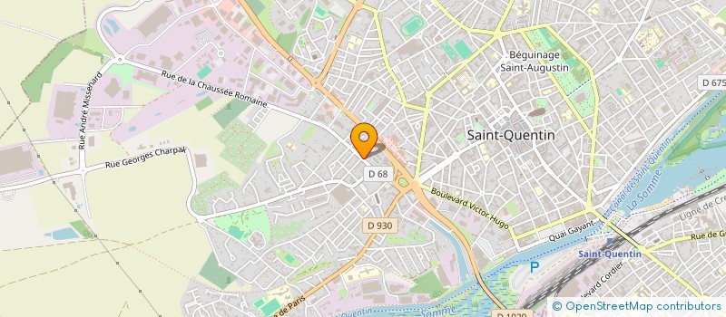 localisation de l'entreprise LENEUTRE AUTOS à SAINT-QUENTIN