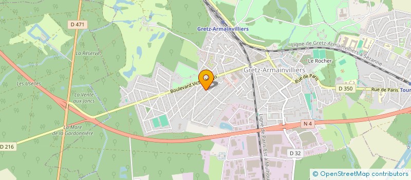 localisation de l'entreprise LENEX à GRETZ ARMAINVILLIERS