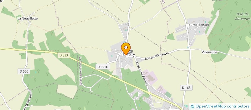 localisation de l'entreprise LENFANT  LA COUTURE-BOUSSEY