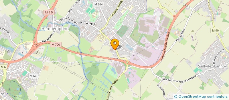 localisation de l'entreprise LENFANT FINANCES à HEM