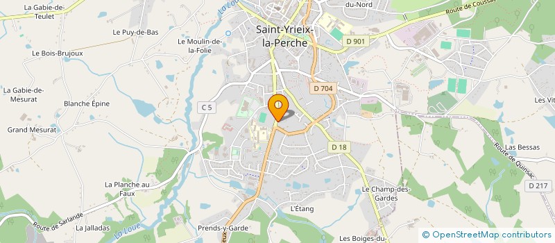 localisation de l'entreprise LENFANT SCI à SAINT-YRIEIX-LA-PERCHE