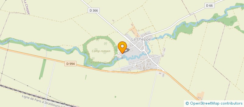 localisation de l'entreprise LENFANT51  LA CHEPPE