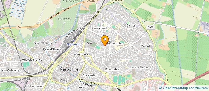 localisation de l'entreprise LENGA D'OC LENGA VIVA à NARBONNE