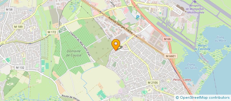 localisation de l'entreprise LENGADOC-INFO  PEROLS