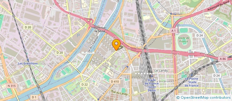 localisation de l'entreprise LENGLART ET VANDEWALLE  SAINT-DENIS