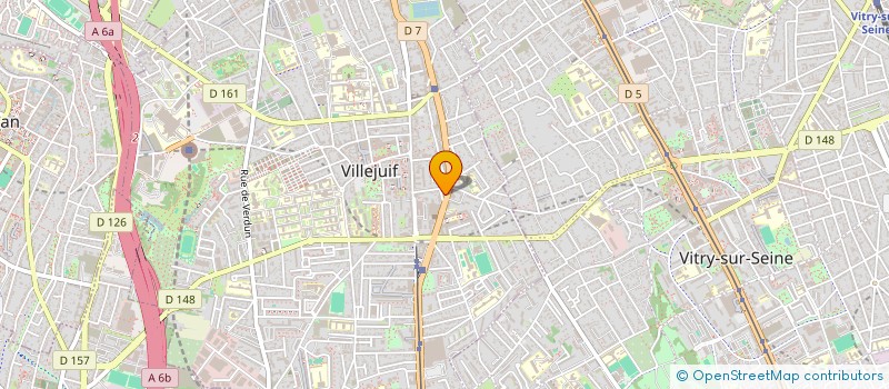 localisation de l'entreprise LENGLET à VILLEJUIF
