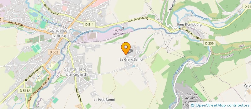 localisation de l'entreprise LENGLINE-MARIE à SAINT-PIERRE-DU-REGARD