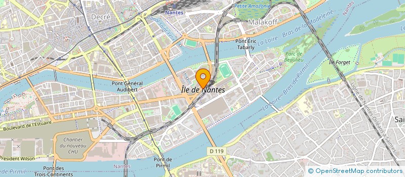 localisation de l'entreprise LENGOW à NANTES