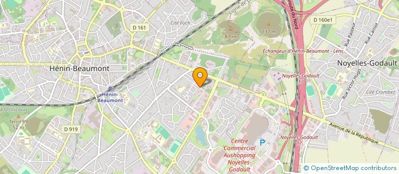 localisation de l'entreprise LENHA à HENIN-BEAUMONT