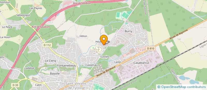 localisation de l'entreprise LENHA LANDES  SAINT-VINCENT-DE-TYROSSE