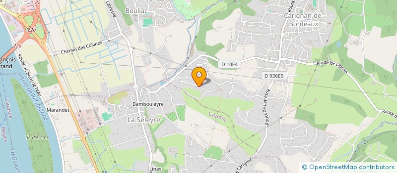 localisation de l'entreprise LENI  CARIGNAN-DE-BORDEAUX