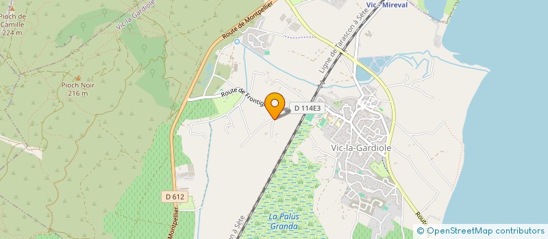 localisation de l'entreprise LENI  VIC-LA-GARDIOLE