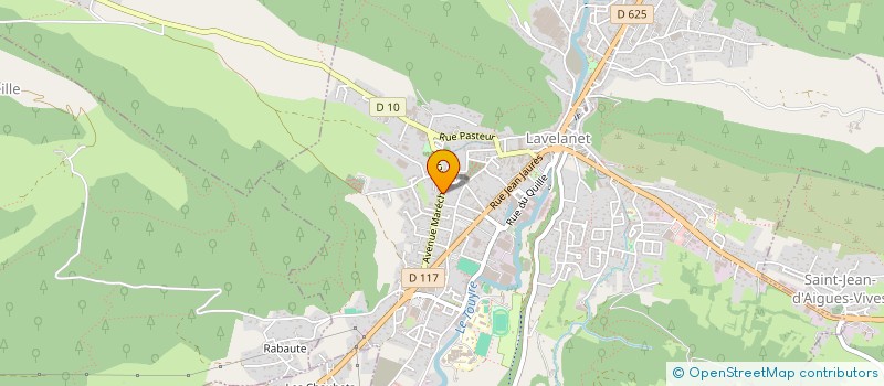 localisation de l'entreprise LENI à LAVELANET