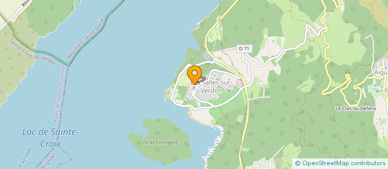 localisation de l'entreprise LENI à LES SALLES-SUR-VERDON