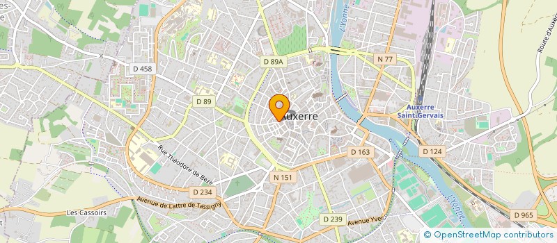 localisation de l'entreprise LENIA à AUXERRE