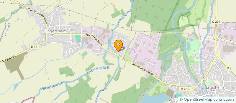 localisation de l'entreprise LENIAK  UNGERSHEIM