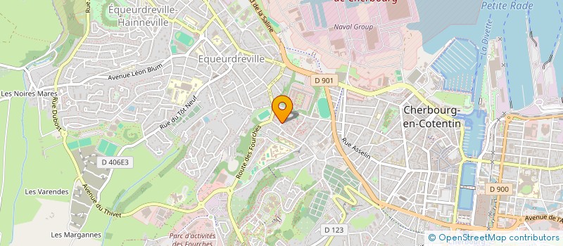 localisation de l'entreprise LENILAU à CHERBOURG-EN-COTENTIN
