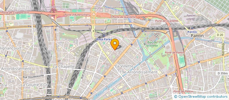 localisation de l'entreprise LENINA INVEST  PARIS