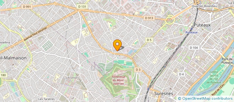 localisation de l'entreprise LENINE  NANTERRE