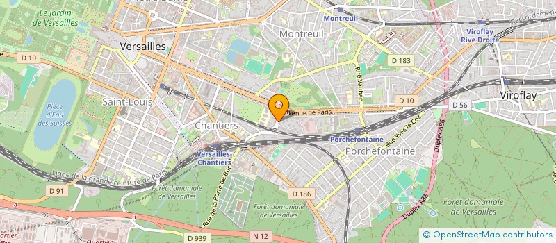 localisation de l'entreprise LENINHA LAGO à VERSAILLES