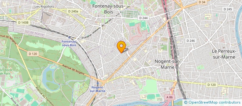 localisation de l'entreprise LENJUNVABEC à NOGENT-SUR-MARNE