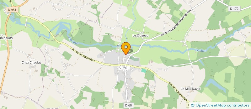 localisation de l'entreprise LENMAN à NIEUIL