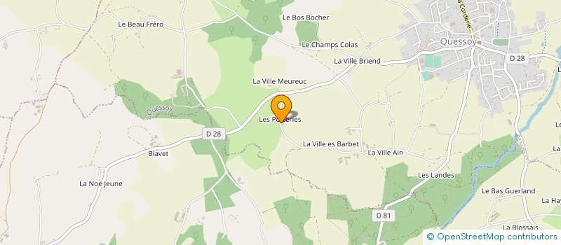 localisation de l'entreprise LENN LABBE CORPORATION à QUESSOY