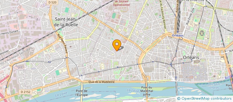 localisation de l'entreprise LENNAT à ORLEANS